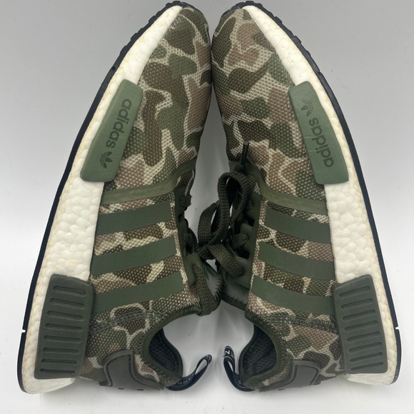 ADIDAS NMD R1 DUCK CAMO SHOES MENS SIZE 8 ATHLETIC SHOES GREEN BROWN TAN - Picture 4 of 11